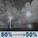 Saturday Night: Showers And Thunderstorms then Chance Showers And Thunderstorms