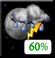 Tonight: A chance of showers and thunderstorms before 8pm, then showers and thunderstorms likely between 8pm and 9pm, then a chance of showers and thunderstorms between 9pm and 11pm, then showers and thunderstorms likely. Mostly cloudy, with a low around 66. Southeast wind 0 to 5 mph. Chance of precipitation is 60%. New rainfall amounts between a quarter and half of an inch possible. Tonight: Chance Showers And Thunderstorms then Showers And Thunderstorms Likely